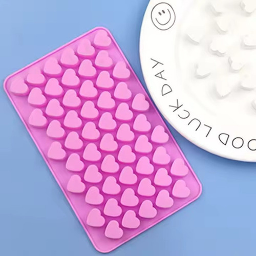 Molde Silicone Coraçao Chocolate Bala Goma Biscuit Fondant