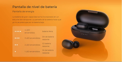 Imagen 3 de 4 de Auriculares in-ear gamer inalámbricos Haylou GT Series GT1 Pro negro