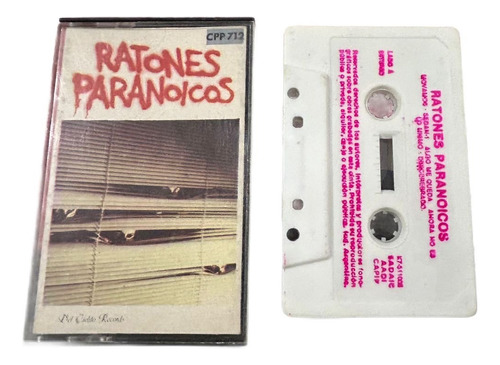 Cassette Ratones Paranoicos 1986 1er Álbum Umbral Impecable