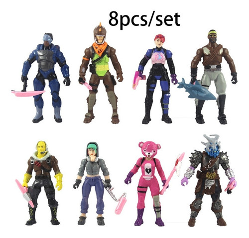 8pcs Fortnite Figura Modelo Juguete Regalo Para Niños 10cm