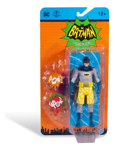 Mcfarlane Batman Classic Tv Series Batman Swim Shorts Surf 