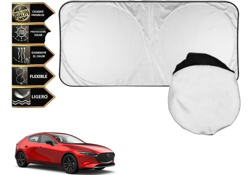 Protector Cubresol Plt Con Ventosas Mazda 3 Hb 2023-2026