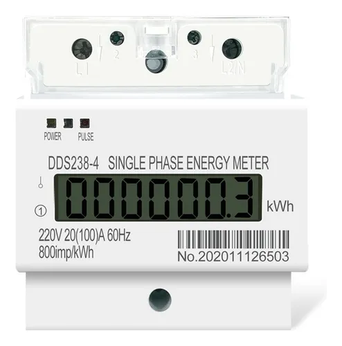 comprar 20(100)a 60hz Monofásico Din Rail Kwh Watt Hour Din-rail