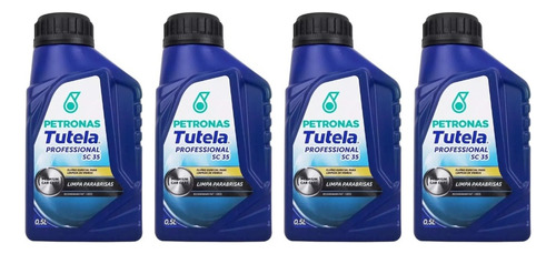 Limpa Parabrisa Tutela Sc35 500ml Kit 4 Petronas Orig. Fiat 