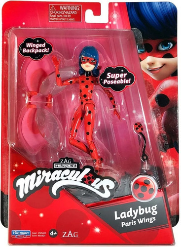 Miraculous Ladybug Figuras Articuladas Muñeca 13 Cm - 50400 