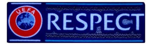 Parche Respect Uefa 2015-2021 Azul Estampado