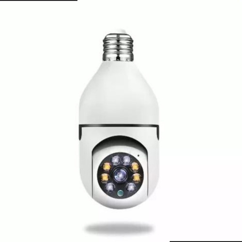 Camera Ip 360 Giratoria Wifi Lampada Prova D´agua Infraverme