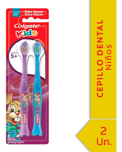 Cepillo Dental Colgate Kids +5 X2