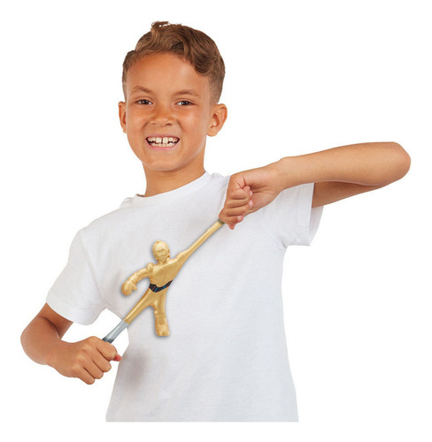 Stretch - Boneco Star Wars Elástico 17 cm - C-3po