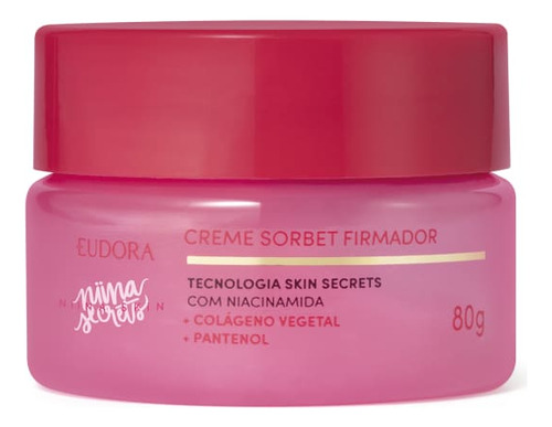 Sorbet Firmador Facial Niina Secrets Skin 80g Eudora Skincar