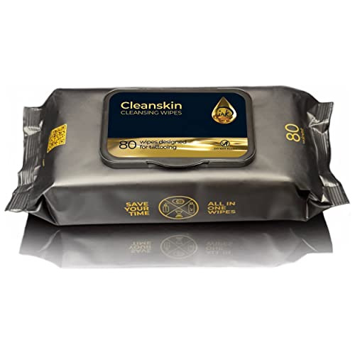 Cleanskin Toallitas Limpiadoras Para Tatuajes Con Jabón Ve