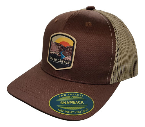 Parche Tejido Con Respaldo De Grand Canyon Trucker Hat Backi