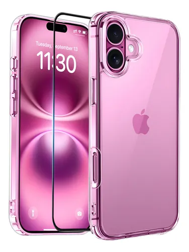 Funda Para iPhone Transparent De Silicona Protector + Mica
