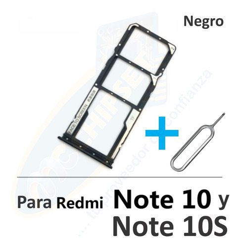 Charola Bandeja Sim Micro Sd Xiaomi Redmi Note 10 / 10s