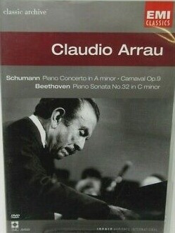 Dvd Claudio Arrau - Beethoven Piano Sonata N° 23 Apassionata