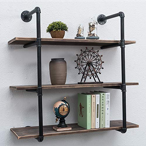 Industrial Pipe Shelving Metal Floating Shelves,rustic Kitch