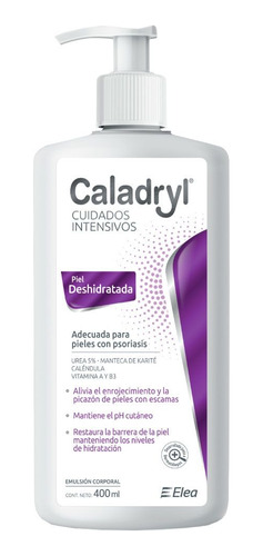 Caladryl Cuidados Intensivos Piel Deshidratada Emul 400 Ml