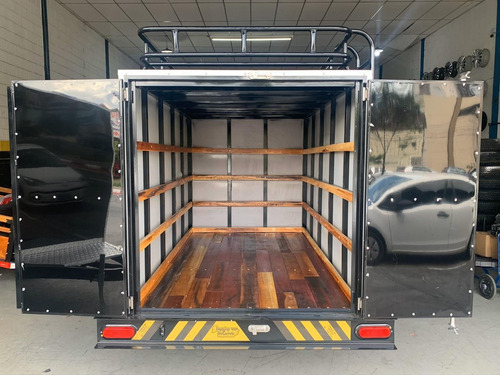 Carretinha Bau Acm Com Bagageiro Escada - 2.00 X 1.20 X 1.20