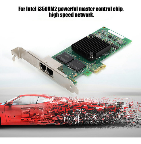 Tarjeta De Red Para I350-t2v2 I350am2 Pcie X1 Double Port