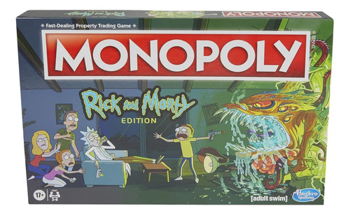 Hasbro MONOPOLY RICK AND MORTY EDITION RICK AND MORTY EDITION F4247 Inglés