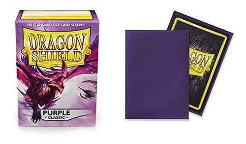 Carpeta Y Funda Para Tarj Dragon Shield Classic Purple Tamañ