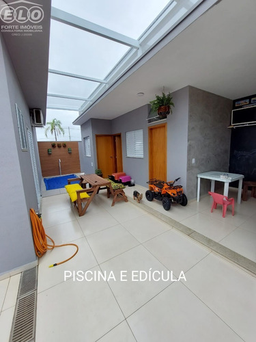 Imagem 13 de 14 de Ca05780- Linda Casa Térrea Com 3 Suites E Piscina A Venda No Condominio Residencial Piemonte/ Indaiatuba-sp - Ca05780 - 70570665