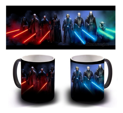 Taza Magica 325ml Tws Star Wars Lasers 24hrs  Ceramica Cafe 