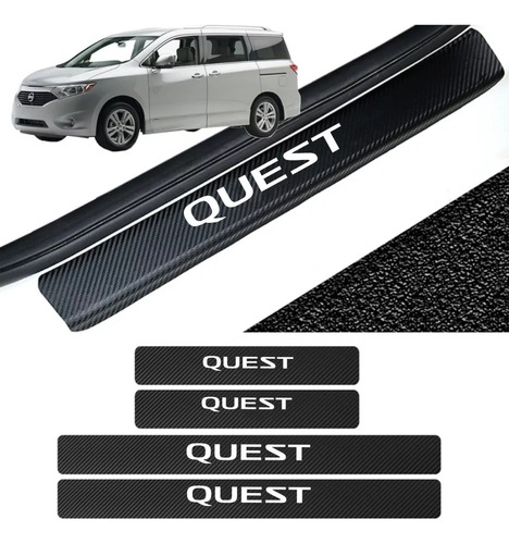Sticker Protección De Estribos Puertas Nissan Quest
