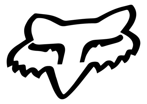 Calco Sticker Vinilo Logo Fox Racing 15 Cm Casco Moto X 4 