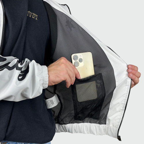 Jaqueta Grizzly Mini Bear Script Branco