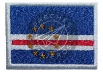 Comprar Parches Viajeros Premium Cabo Verde Termoadhesivos Bordados 