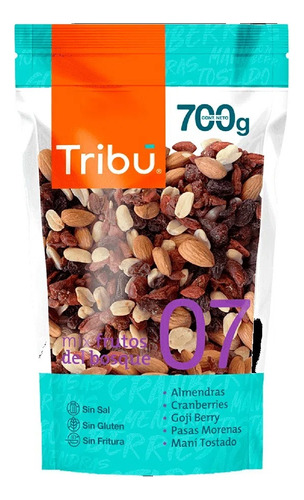 Mix Frutos Secos 700 Grs Frutos Del Bosque Tribu