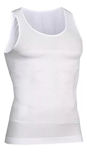 Camiseta Shapewear Para Hombre, Reductora, Sin Mangas, 4 Uni