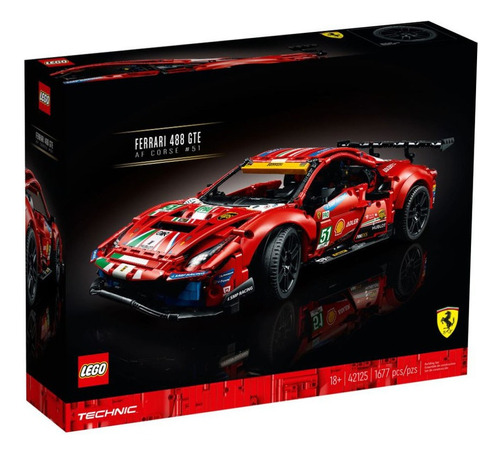 Lego Technic: Ferrari Cantidad de piezas 1677