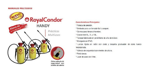 Fumigadora Royal Condor Handy 10l Inproagro Bogota