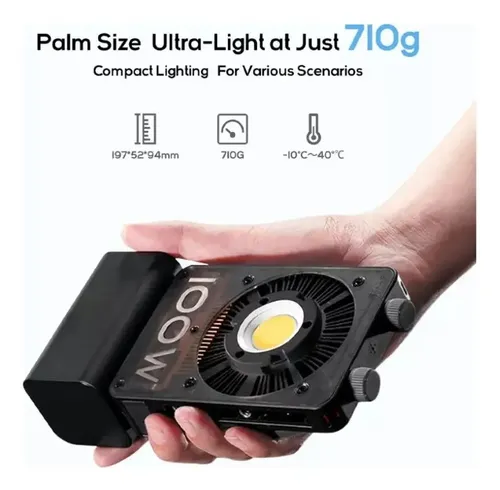 Led Zhiyun Cx100 Cinepeer 100w Portatil Cob Light 127/220v