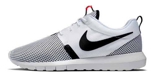 Zapatillas Nike Roshe Run Breeze White Black 644425-100   