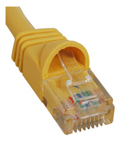 Cable De Conexión Cat5e De 1 Pie, Amarillo