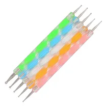 Comprar Kit De 5 Pinceles Dotting Pen Doble Punta Decoración Uñas