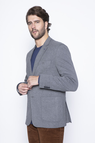 Blazer Cerva Gris Fw2024 New Man