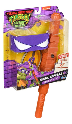 Antifaz Y Accesorios Bandai De Donatello Turtles Mutant