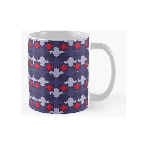 Taza Volando Juntos Patrones Geométricos Diseño 4 Calidad Pr