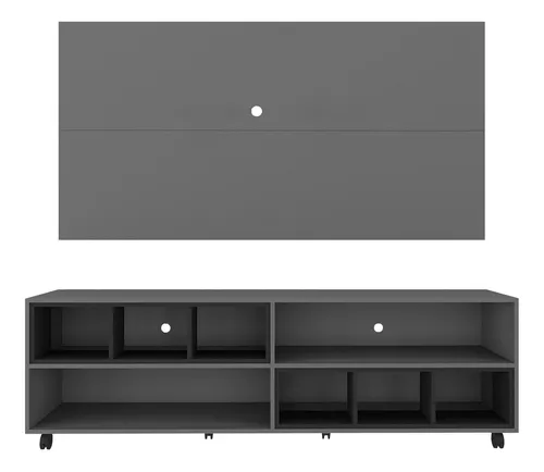 Soporte con ruedas para TV Reflecta 65P-Shelf, color Negro