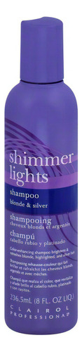  Champú Clairol Professional Shimmer Lights, Rubio Y Plateado