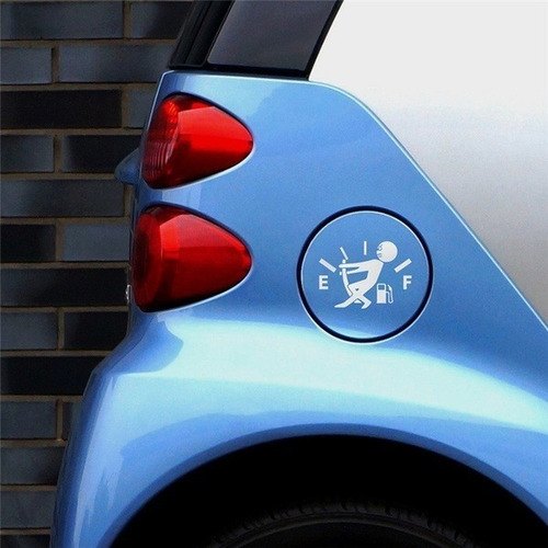 Imagen 3 de 3 de Sticker Calcomanía Para De Auto Consumo De Combustible Gas