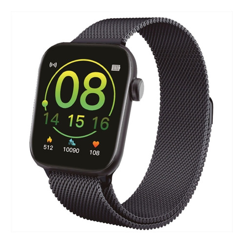 Imagen 1 de 9 de Smartwatch Nictom Nt14 1,75 Notificaciones + Malla Metálica