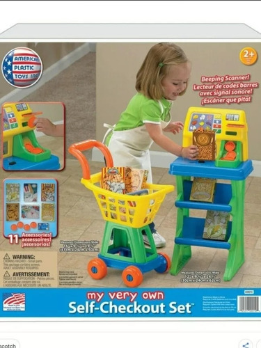 Set De Compras Y Autoservicio De American Plastic Toys. 