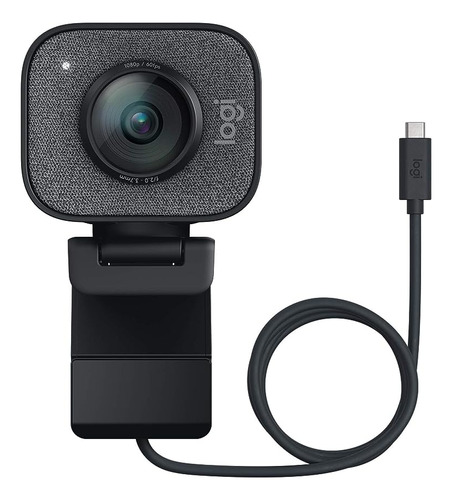 Streamcam Plus Camara Con Soporte Tripode Grafito 1080p