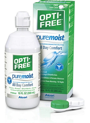 Opti-free Pure Moist 300ml - Liquido Lentes De Contacto