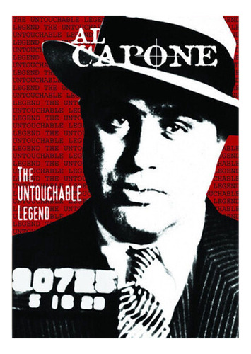 Vinilo Decorativo 20x30cm Al Capone Mafia Mafioso M7